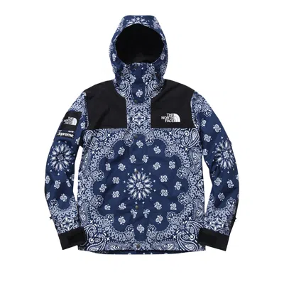 Pre-owned Supreme X The North Face Bandana Mountain Jacket 'navy' | Blue | Men's Size L