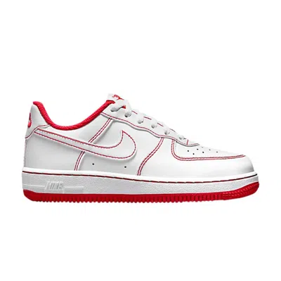 Pre-owned Nike Force 1 Ps 'contrast Stitch - White University Red' | Kid's Size 2