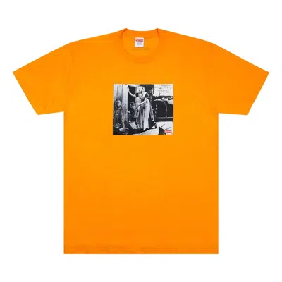 Pre-owned Supreme X Mike Kelley Hiding From Indians Tee 'bright Orange' | Men's Size Xl