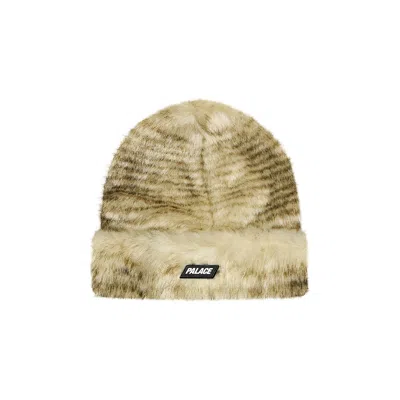 Pre-owned Palace Teddy Beanie 'ecru' | Cream | Men's Size L/xl