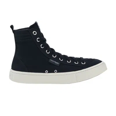 Pre-owned Courrèges Bitume Canvas Sneaker 'black' | Men's Size 42