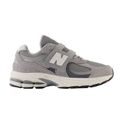Pre-owned New Balance 2002r Hook & Loop Little Kid Wide 'steel Lead' | Grey | Kid's Size 1