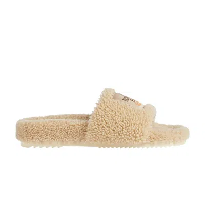 Pre-owned Gucci The North Face X  Wmns Merino Wool Slide 'butterscotch' | Cream | Women's Size 9