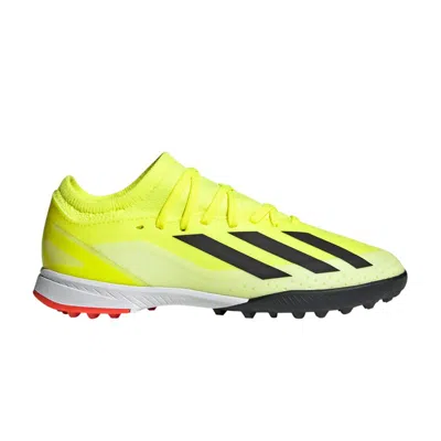 Pre-owned Adidas Originals Adidas X Crazyfast League Tf J 'solar Energy Pack' | Yellow | Kid's Size 4.5