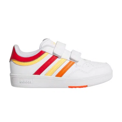 Pre-owned Adidas Originals Adidas Hoops 4.0 C 'white Scarlet Flash Orange' | Kid's Size 10.5