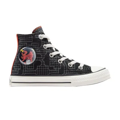 Pre-owned Converse Dungeons & Dragons X Chuck Taylor All Star High Ps 'd20 Dice' | Black | Kid's Size 2.5