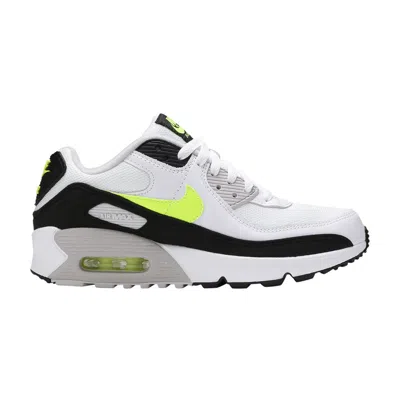 Pre-owned Nike Air Max 90 Gs 'white Hot Lime' | Kid's Size 5.5