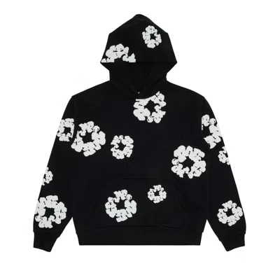 Pre-owned Denim Tears The Cotton Wreath Sweatshirt 'black' 'black' | Men's Size Xl