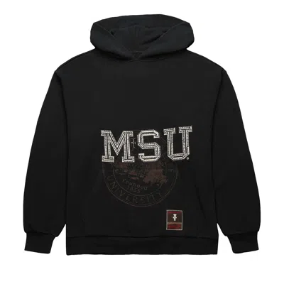 Pre-owned Cactus Jack By Travis Scott X Mitchell & Ness Michigan State University Hoodie 'black' | Men's Size