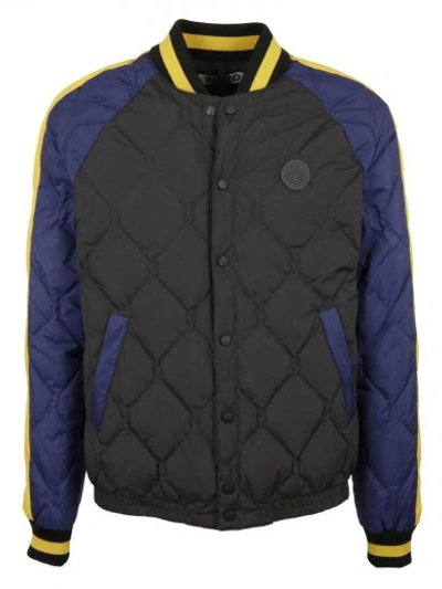 Shop Kenzo Quilted Bomber Jacket In Nero