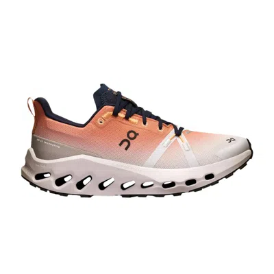 Pre-owned On Wmns Cloudsurfer Trail Waterproof 'sandste Silver' | Orange | Women's Size 7.5
