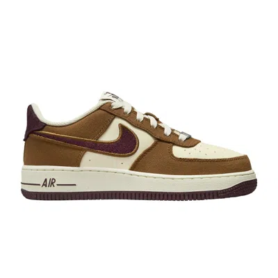 Pre-owned Nike Air Force 1 Lv8 Gs 'notebook Doodle Pack - Light British Tan' | Kid's Size 1