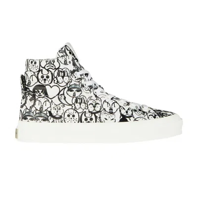 Pre-owned Givenchy Chito X  City High 'allover Character Print' | White | Men's Size 42.5