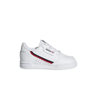 Pre-owned Adidas Originals Adidas Continental 80 Infant 'white Navy Scarlet' | Infant Size 5.5