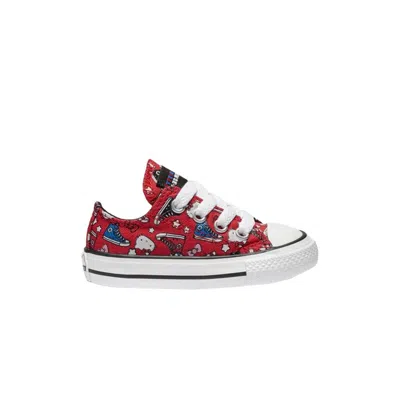 Pre-owned Converse Hello Kitty X Chuck Taylor All Star Ox Td 'red' | Infant Size 10