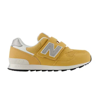 Pre-owned New Balance 313 Hook & Loop Little Kid Wide 'dried Apricot' | Yellow | Kid's Size 3