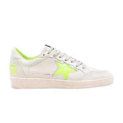 Pre-owned Golden Goose Ball Star 'white Green Lime' | Men's Size 44