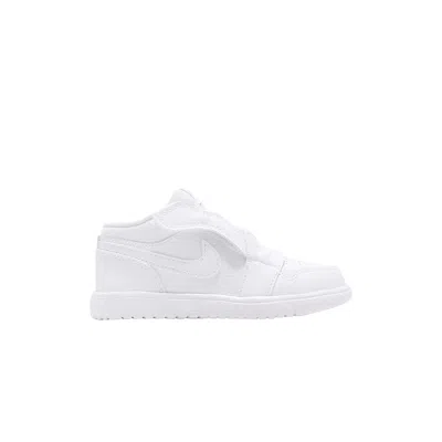 Pre-owned Air Jordan 1 Low Alt Td 'triple White' | Infant Size 6