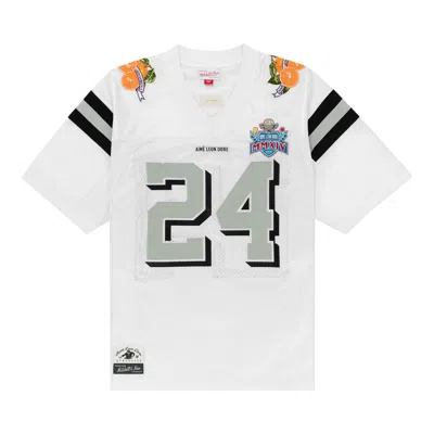 Pre-owned Aimé Leon Dore X Mitchell & Ness Team Football Jersey 'white' | Men's Size Xl