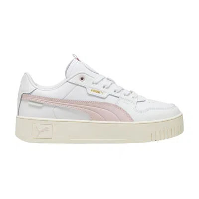 Pre-owned Puma Wmns Carina Street Lux 'white Mauve Mist' | Women's Size 10