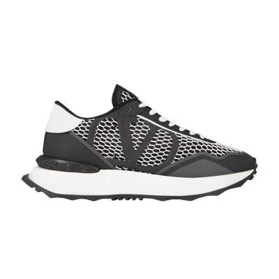 Pre-owned Valentino Garavani Valentino Valentino Netrunner 'black White' | Men's Size 39