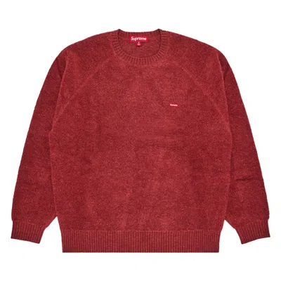 Pre-owned Supreme Terry Small Box Sweater 'rust' | Red | Men's Size M