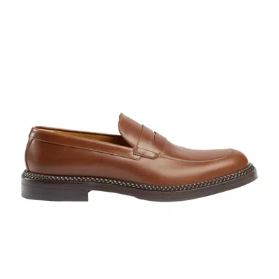 Pre-owned Gucci Loafer 'brown' | Men's Size 7