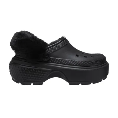 Pre-owned Crocs Stomp Lined Clog 'black' | Men's Size 13