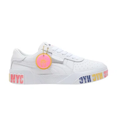 Pre-owned Puma Wmns Cali Bold 'nyc Flagship' | White | Women's Size 7