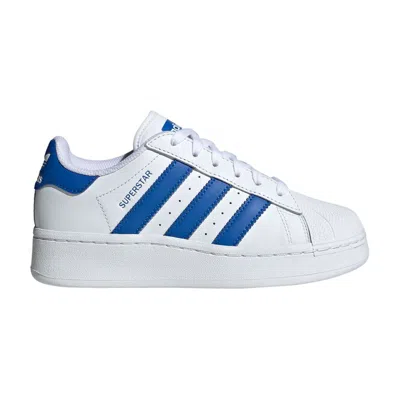 Pre-owned Adidas Originals Adidas Superstar Xlg Big Kid 'white Blue' | Kid's Size 5.5