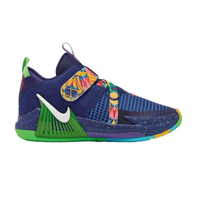 Pre-owned Nike Lebron Witness 7 Ps 'kaleidoscope' | Blue | Kid's Size 13