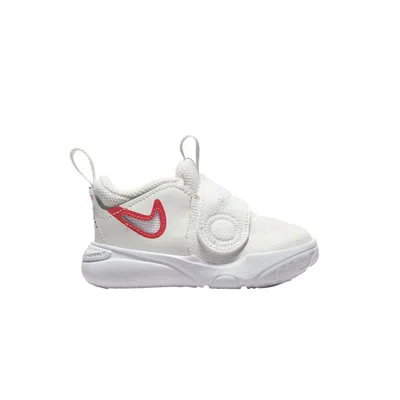 Pre-owned Nike Team Hustle D11 Td 'summit White Track Red' | Cream | Infant Size 9