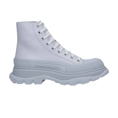 Pre-owned Alexander Mcqueen Tread Slick Boots 'grey' | Men's Size 40 In Gray