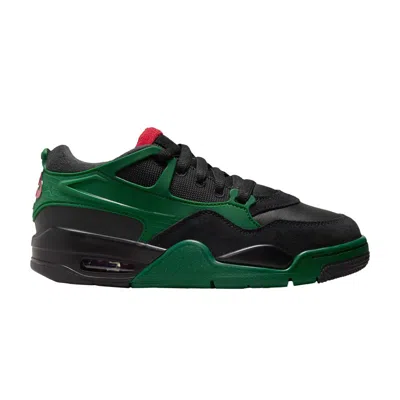 Pre-owned Air Jordan 4 Rm Gs 'black Gorge Green' | Kid's Size 6