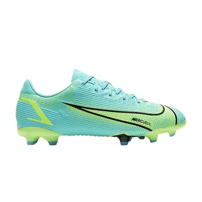 Pre-owned Nike Mercurial Vapor 14 Academy Fg Mg Gs 'dynamic Turquoise Lime Glow' | Blue | Kid's Size 4.5