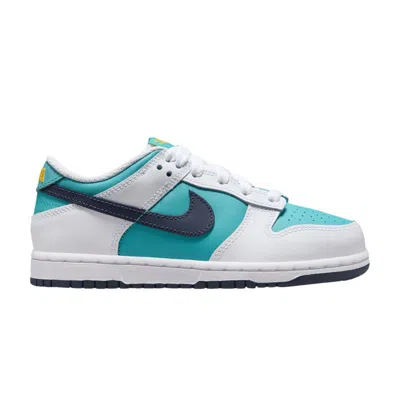 Pre-owned Nike Dunk Low Bp 'dusty Cactus Thunder Blue' | Teal | Kid's Size 2