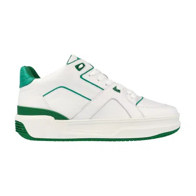 Pre-owned Just Don Courtside Low 'white Green' | Men's Size 42.5