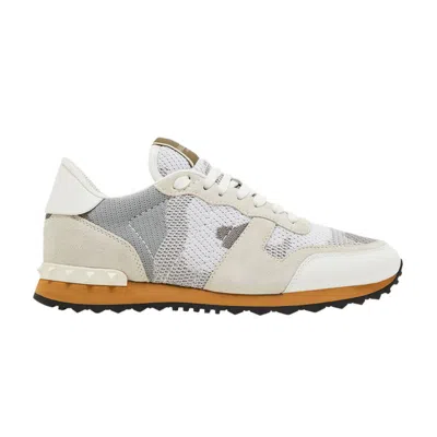 Pre-owned Valentino Garavani Valentino Valentino Rockrunner 'grey Camo' | Men's Size 44