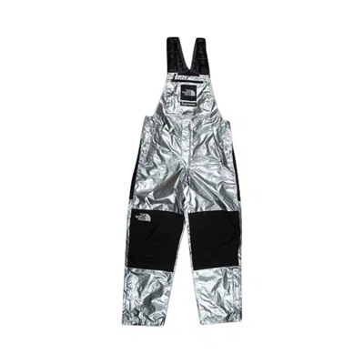 Pre-owned Supreme X The North Face Metallic Bib Pants 'silver' | Men's Size Xl