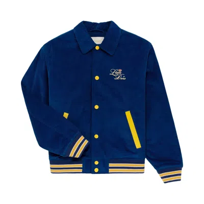 Pre-owned Aimé Leon Dore Leon Dore Team Jacket 'royal Blue' | Men's Size Xl