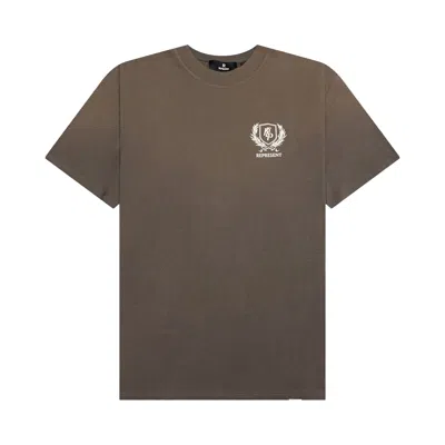 Pre-owned Represent Clo Crest T-shirt 'dark Taupe' | Green | Men's Size Xl
