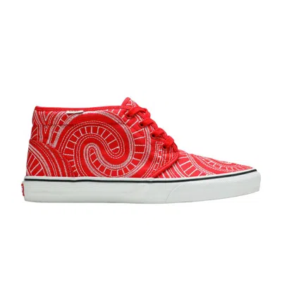 Pre-owned Vans Supreme X Chukka Boot 'spiral' | Red | Men's Size 9