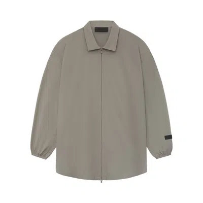 Pre-owned Essentials Fear Of God  Overshirt 'dust' | Grey | Men's Size S In Gray