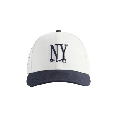Pre-owned Kith New York To The World 59fifty Low Profile 'nocturnal' | White | Men's Size 8