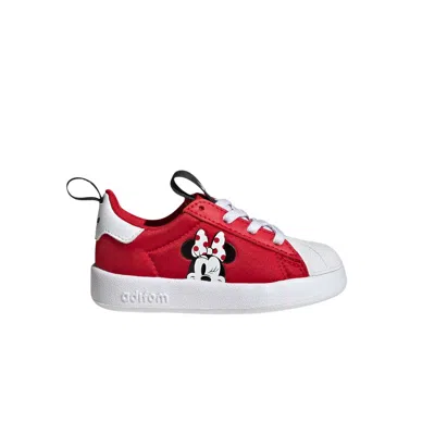 Pre-owned Adidas Originals Adidas Disney X Adifom Superstar 360 I 'minnie Mouse - Scarlet' | Red | Infant Size 4