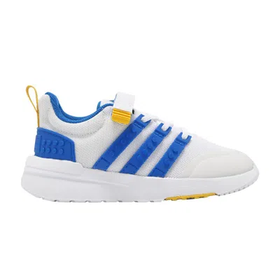 Pre-owned Adidas Originals Adidas Lego X Racer Tr21 El I 'white Shock Blue' | Infant Size 6