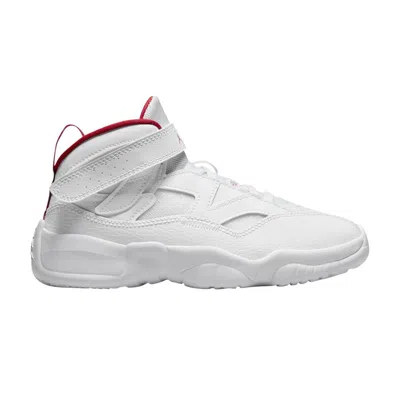 Pre-owned Air Jordan Jumpman Two Trey Ps 'white University Red' | Kid's Size 10.5