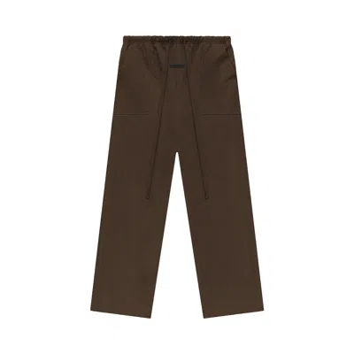 Pre-owned Essentials Fear Of God  Textured Nylon Utility Pant 'brown' | Men's Size L