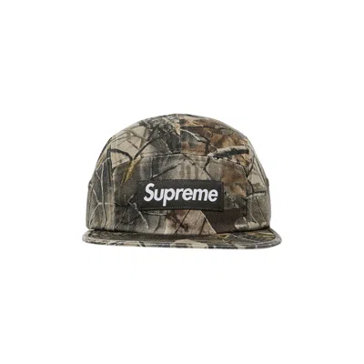 Pre-owned Supreme Washed Chino Twill Camp Cap 'realtree Hardwoods Camo' | Multi-color | Men's Size Onesize