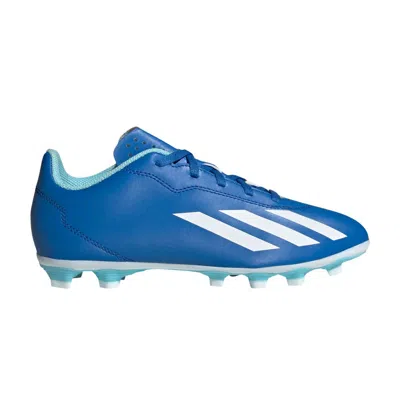 Pre-owned Adidas Originals Adidas X Crazyfast.4 Fg J 'marinerush Pack' | Blue | Kid's Size 4